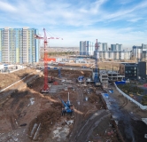 Ход строительства дома 2, корпус 4, 2 этап в ЖК Чижи -