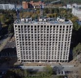 Ход строительства дома 13 в ЖК Квартал на Российской -