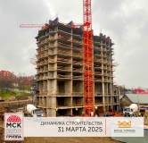 Ход строительства дома № 1 в ЖК Royal Towers (Роял Тауэрс) -