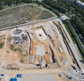 Ход строительства дома 1 в ЖК Голос Заря -