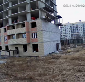 Ход строительства дома Секция 1 в ЖК Пароход -