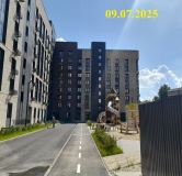 Ход строительства дома 2 в ЖК Алтын Яр -