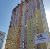 Ход строительства дома 17.7.2 в ЖК Спутник-1 -