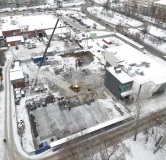 Ход строительства дома 1 в ЖК Кайдзен -