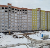 Ход строительства дома литера 1 в ЖК Атмосфера -