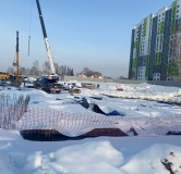 Ход строительства дома 5.7 в ЖК ЭКО-квартал на Кедровой -