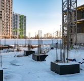 Ход строительства дома 10/1, секция 6,7 в ЖК Ясный Берег -