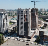 Ход строительства дома 1 в ЖК Оскар -