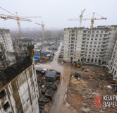Ход строительства дома 1 Этап, Корпус А в ЖК Квартал Заречье -