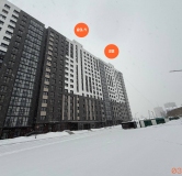 Ход строительства дома 22 в ЖК Авиатоr -