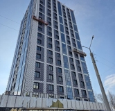 Ход строительства дома 22 в ЖК Комфортная Жизнь -