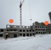 Ход строительства дома 27 в ЖК Авиатоr -