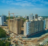 Ход строительства дома 8 в ЖК Ньютон -