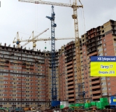 Ход строительства дома Литер 17 в ЖК Губернский -