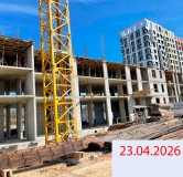 Ход строительства дома 4 в ЖК Всё и Сразу -