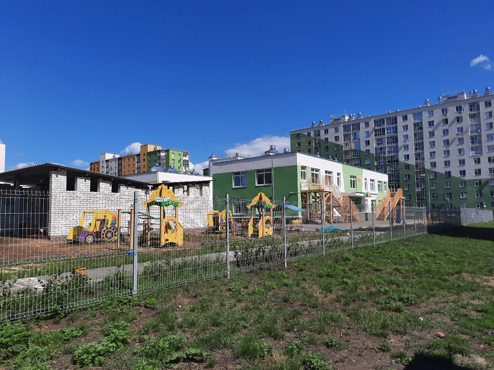 9 детсадов в Нижнем Новгороде, сроки строительства которых сорвали, обещают сдать в 2022-м - фото 1