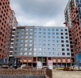 Ход строительства дома 6, 6 этап в ЖК Апгрейд Фэмили (Upgrade) -