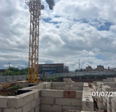 Ход строительства дома 5 в ЖК Луначарского, 5 -