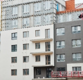 Ход строительства дома 4-2 в ЖК Лес -