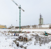 Ход строительства дома № 1 в ЖК GloraX Левобережный -