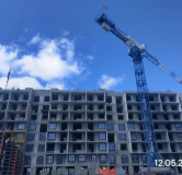 Ход строительства дома 29 (ГП-1) в ЖД Рассвет -