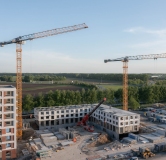 Ход строительства дома 2.2 в ЖК Пшеница -