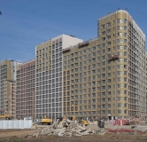 Ход строительства дома 5.4 в ЖК Солнечный -