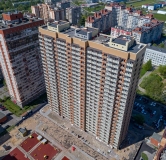 Ход строительства дома 1, корпус 2 в ЖК Дом на Космонавтов -