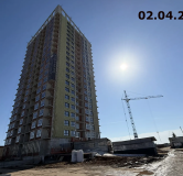 Ход строительства дома Литер 1, секция А в ЖК Космо -