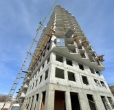 Ход строительства дома 1 в ЖК Аквамарин (Авторский дом на Донской) -