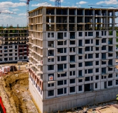 Ход строительства дома 35, корпус 1 в ЖК Новое Колпино -