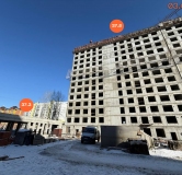 Ход строительства дома 37 в ЖК Авиатор (Авиатоr) -