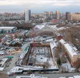 Ход строительства дома 2 в ЖК Страна. Тополёвая -