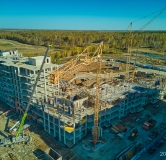 Ход строительства дома 14 в ЖК Город L-Town -