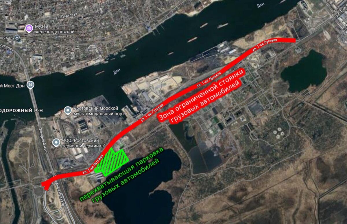 В Ростове на левом берегу после ввода новой парковки запретили стоянку фур - фото 1