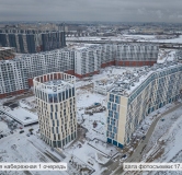 Ход строительства дома 13.1 в ЖК Морская Набережная. Seaview -