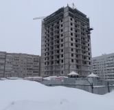 Ход строительства дома 2 в ЖК Небо -