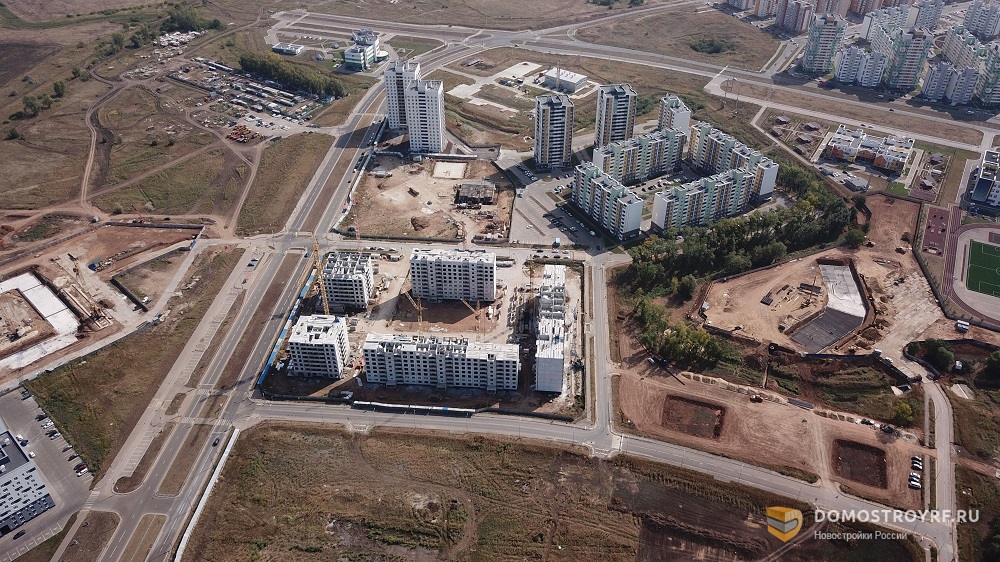 Масштабное развитие: как выглядит строительство Южного города с высоты