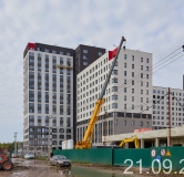 Ход строительства дома № 1 (1713) в ЖК Сибирский -