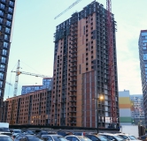 Ход строительства дома 10/1, секция 6,7 в ЖК Ясный Берег -