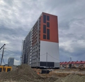 Ход строительства дома 2 в ЖК Взлет -