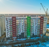Ход строительства дома 13 в ЖК Вишневая Горка -