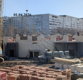 Ход строительства дома 1 в ЖК По пр. Чулман -