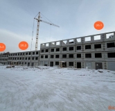 Ход строительства дома 26 в ЖК Авиатоr -