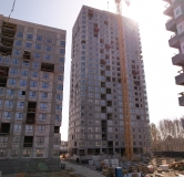 Ход строительства дома 1 в ЖК Разум в Академическом -