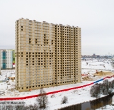 Ход строительства дома 116, корпус 39.2 в ЖК Новая Охта -