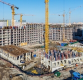 Ход строительства дома Процветающий (ГП-21) в Микрорайон Домашний -