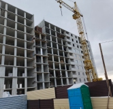 Ход строительства дома 1 в ЖК Айсберг -