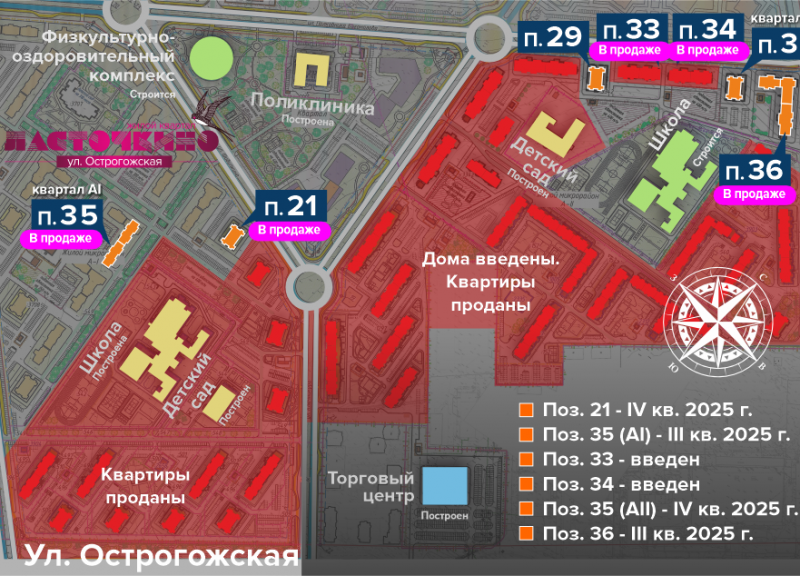 Дом Позиция 23 (АI) в ЖК Ласточкино - фото 1