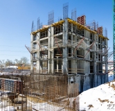 Ход строительства дома № 1 в Левобережный от GloraX -